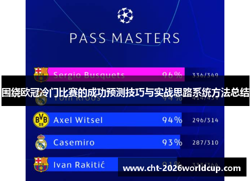 围绕欧冠冷门比赛的成功预测技巧与实战思路系统方法总结